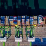 Customs - Aerial View of Cargo Ship