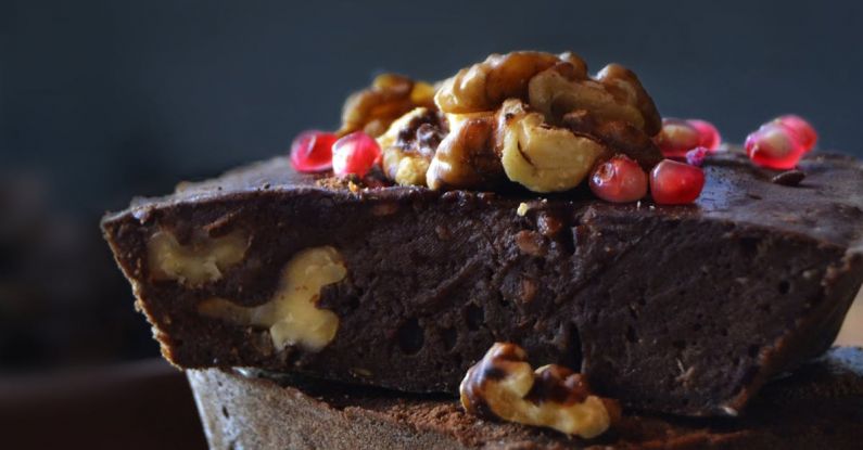 Desserts - Close-Up Photo Of Stacked Chocolate Brownies