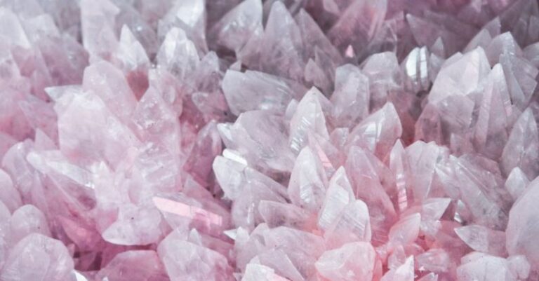 Gems - Pink and White Stones