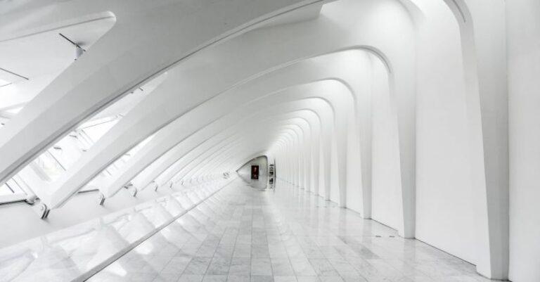 Architecture - Long Exposure Photography White Dome Building Interior