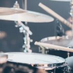 Bands - Tilt Shift Photo of Acoustic Drum Set